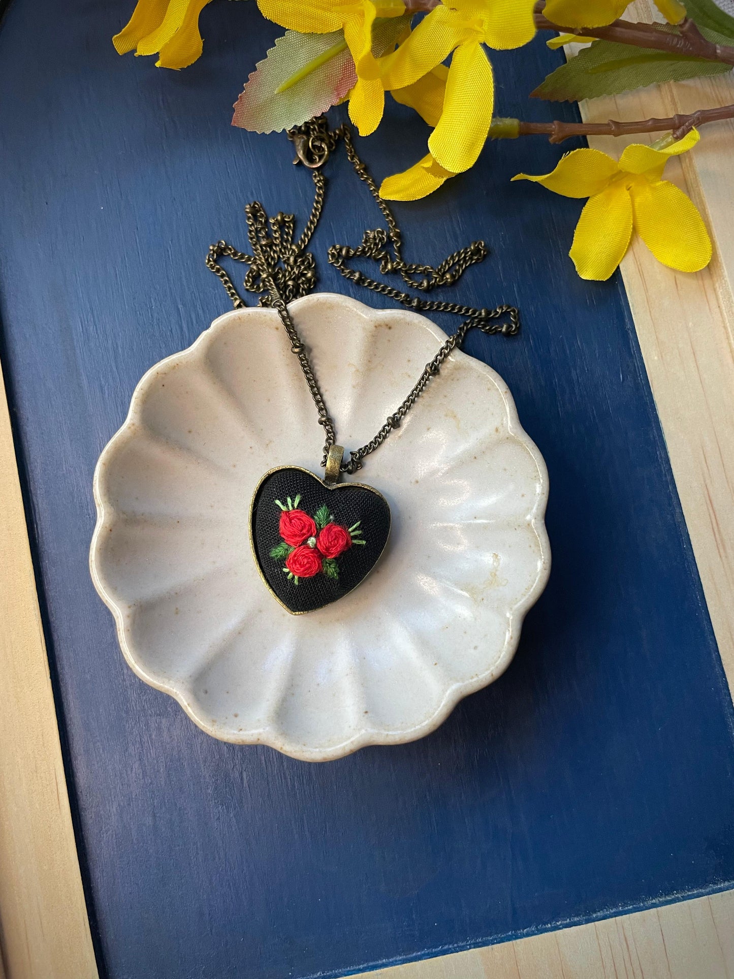 Necklace - Heart Pendant Deep Love
