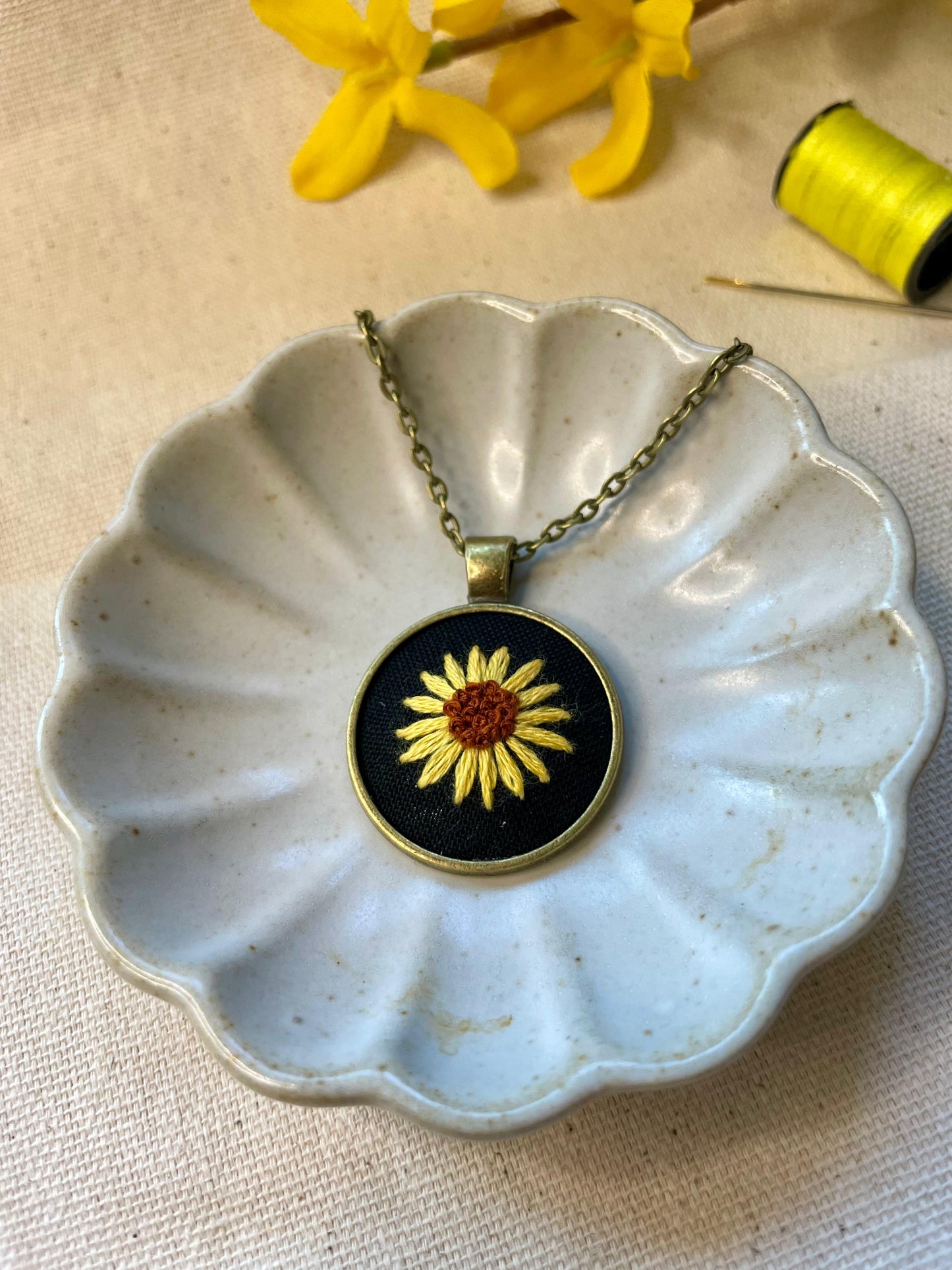 Necklace - Sunflower