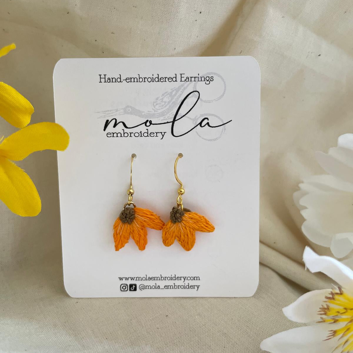 Earring - Cone Flower