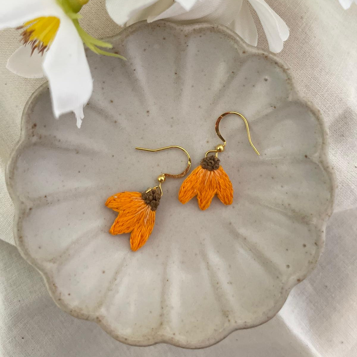 Earring - Cone Flower