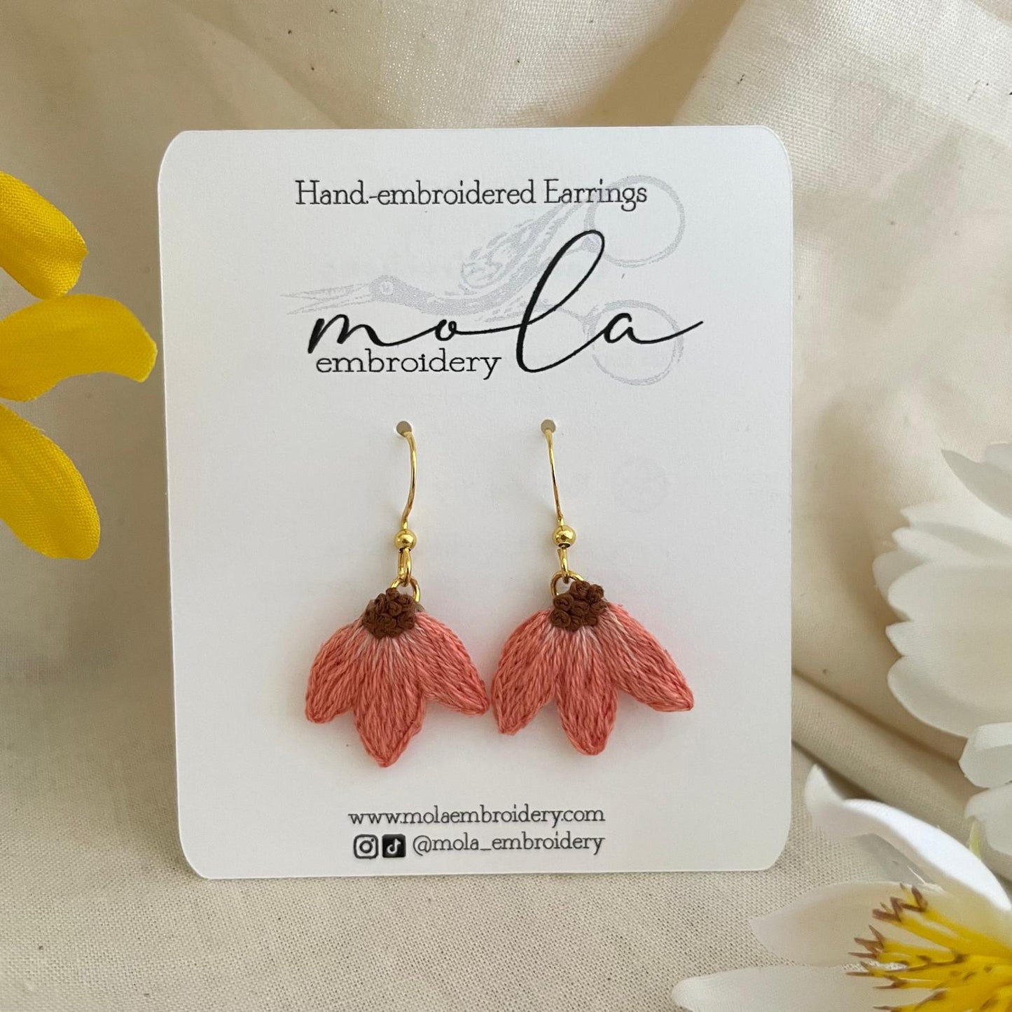 Earring - Cone Flower