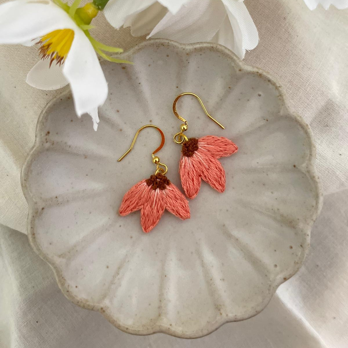 Earring - Cone Flower