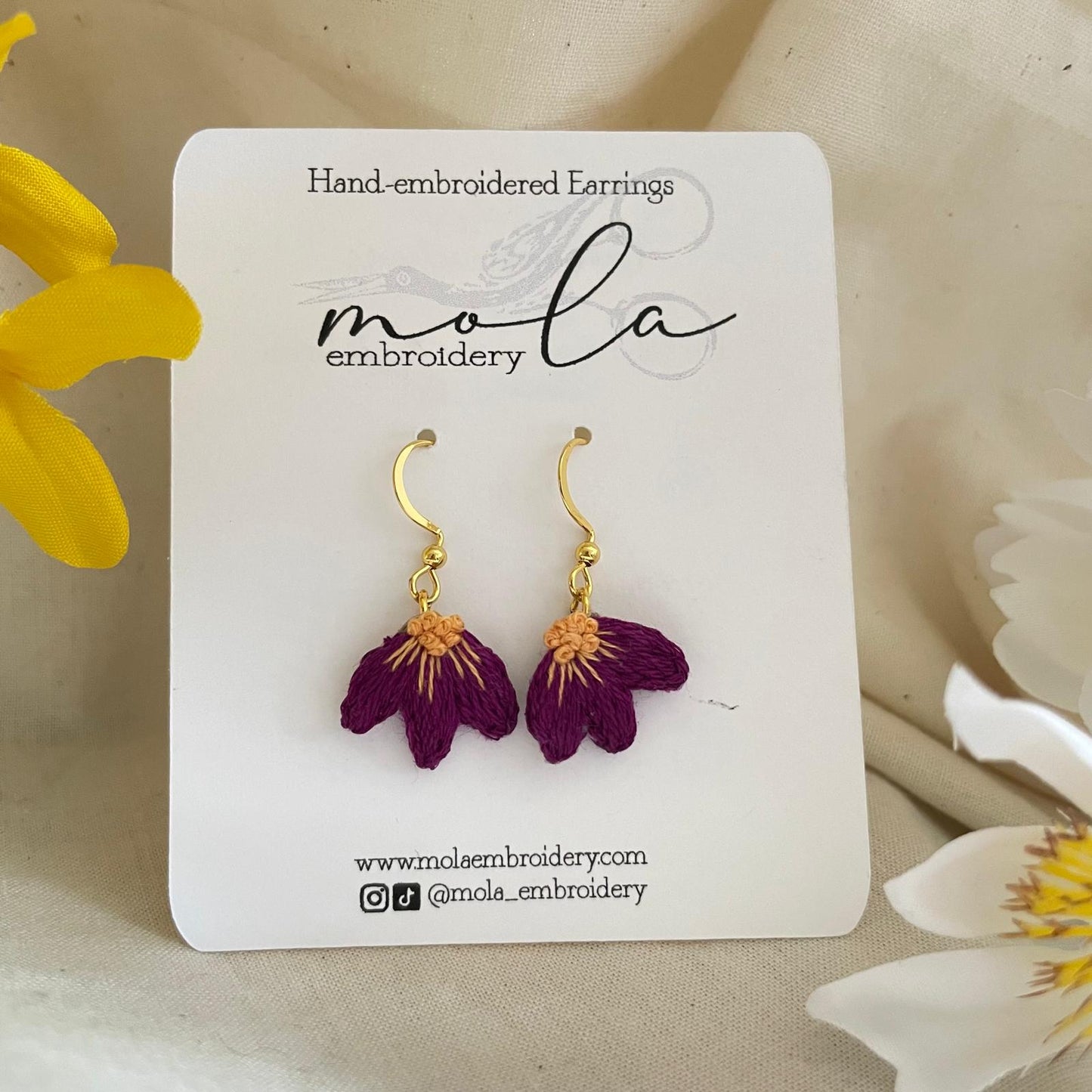 Earring - Cone Flower