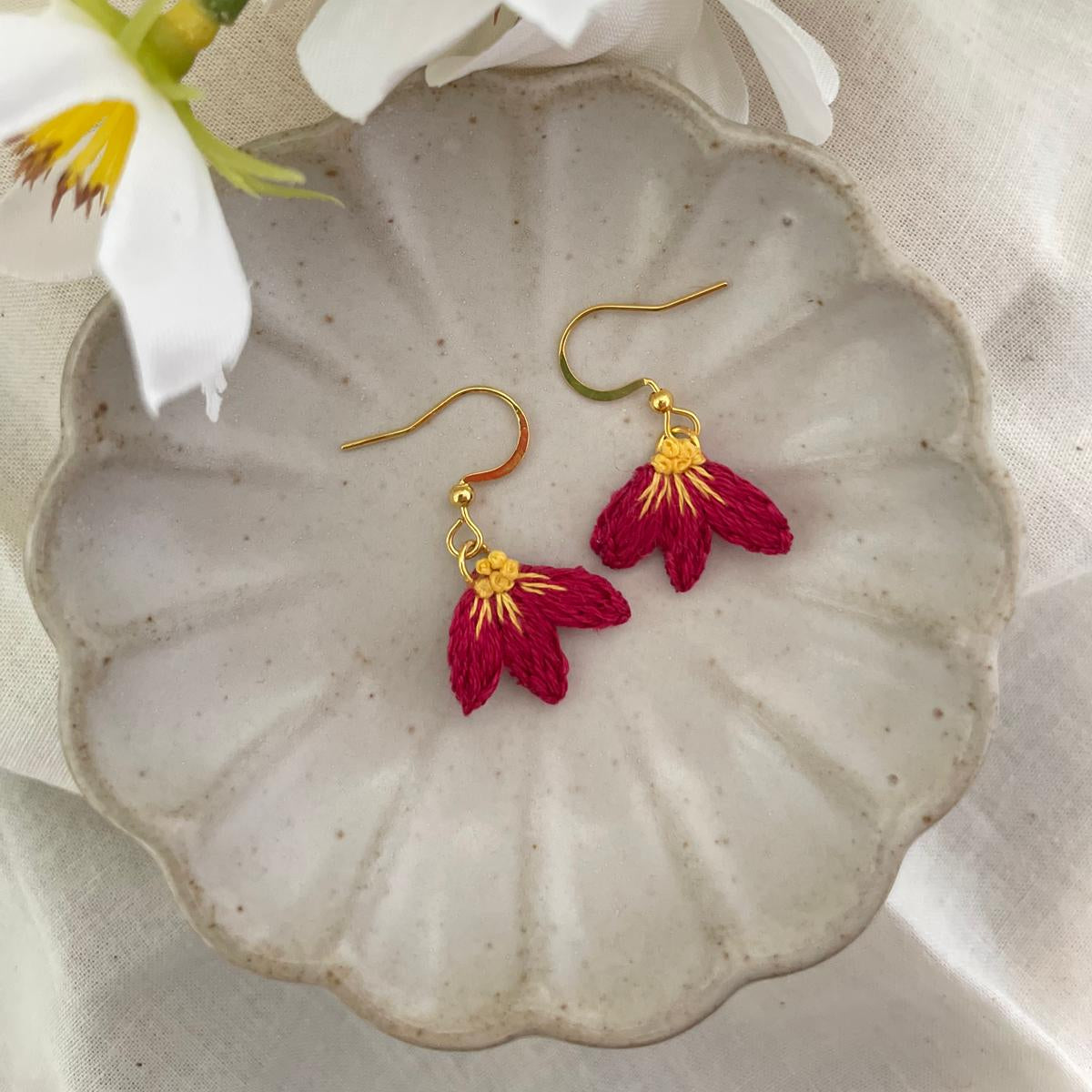 Earring - Cone Flower