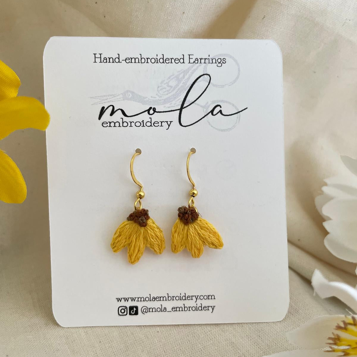 Earring - Cone Flower