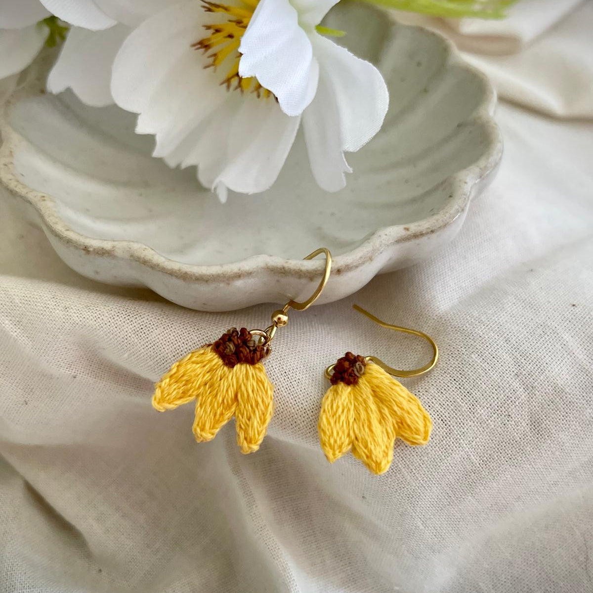 Earring - Cone Flower