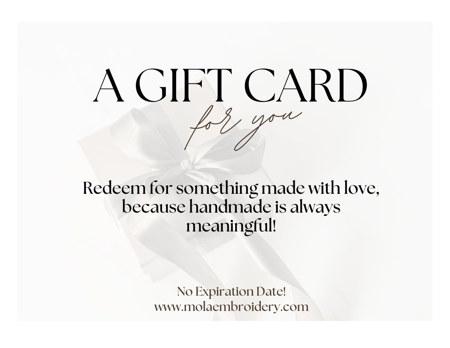 Gift Card - Mola Embroidery