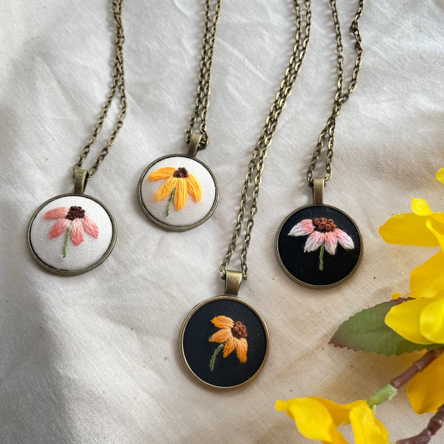 Necklace - Cone Flower