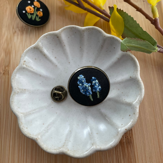 Brooch Pin - Hyacinth flower